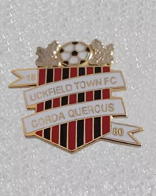 UCKFIELD TOWN FC BADGE  (  Uckfield East Sussex ) ENAMEL FOOTBALL PIN BADGE • $22.88