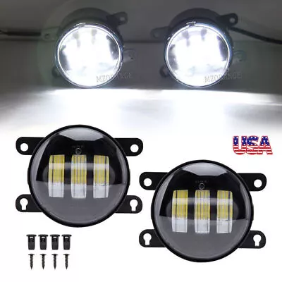 Pair Front Clear Lens LED Bumper Fog Light Lamps Assembly For Ford Focus Mustang • $26.59