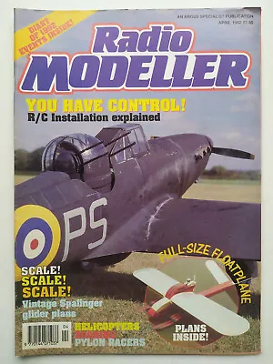 Radio Modeller Magazine April 1992 With Plan • £4.49