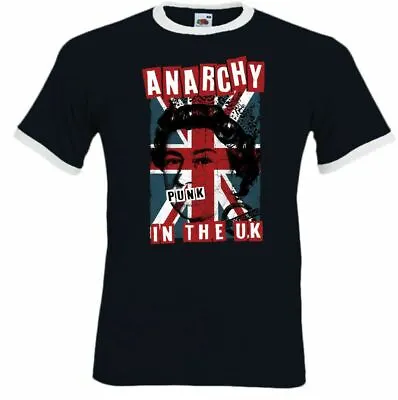 Anarchy In The UK T-Shirt Clash Mens Punk Rock Union Jack • £12.95