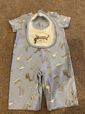 Gymboree Boys Best In Show 3 To 6 Months Outfit Bib 2004 • $6