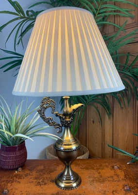 £39.99 • Buy Vintage Victorian Style Ornate Gold Grecian Jug Statement Bedside Table Lamp
