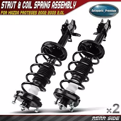 2x Rear Complete Strut & Coil Spring Assembly For Mazda Protege5 2002 2003 2.0L • $144.99