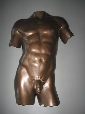 Male Man Nude Torso Sculpture 25/250 By Artist Laura Lengyel 2004/2006 • $548