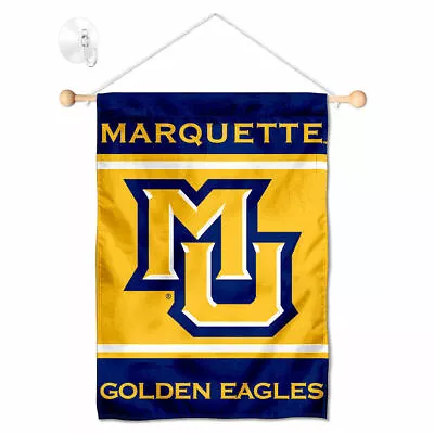 MU Golden Eagles Mini Window Banner Hanging With Suction Cup • $24.95