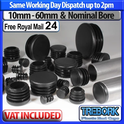 £2.10 • Buy Round Plastic End Caps Tube Insert Bungs Blanking Plugs Stopper Chair Table Feet