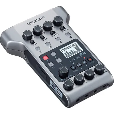 Zoom PodTrak P4 Portable Multitrack Podcast Recorder • $149.99