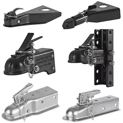 VEVOR Trailer Coupler Heavy Duty Coupler Hitch Ball Adjustable/Straight/A-Frame • $27.99