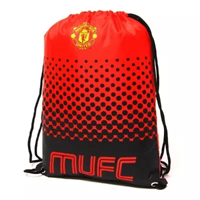£9.39 • Buy Manchester United Gym Bag PE Kit Drawstring Backpack Man Utd MUFC FC School Swim