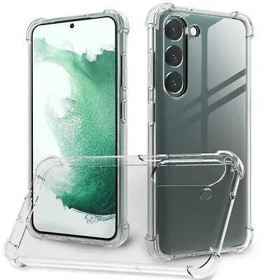 For Samsung Galaxy S23 S22 S21 S20 FE Plus Ultra Shockproof Clear Gel Case Cover • $6.99