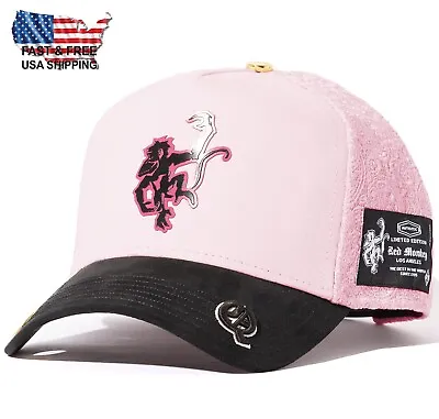 Red Monkey Rich Queen Pink RM1484 New Limited Edition Unisex Trucker Hat Cap • $68