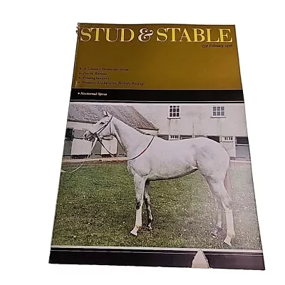 Stud & Stable Magazine V15 N2 February 1976 Horse Horseracing Mag Book • £15