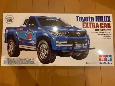 Toyota Hilux Extra Cab 1/10 Scale Electric Rc 4Wd Off Road Car Chassis Tamiya • £332.98