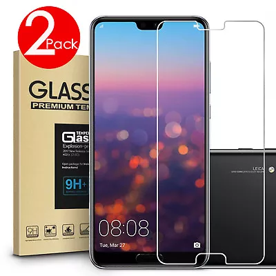 2 PACK 9H Tempered Glass Screen Protector For HUAWEI P30 Nova 5T 3e 3i 2 Lite • $5.49