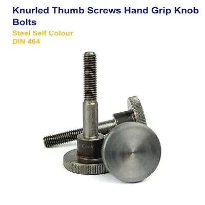 £170.09 • Buy M4 - 4mm KNURLED THUMB SCREWS HAND GRIP KNOB BOLTS STEEL - DIN 464