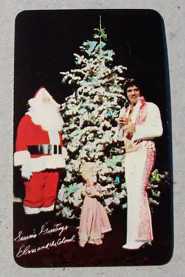 FREE SHIPPING Elvis Presley 1978 Wallet Size Pocket Calendar RCA Promo MINT • $13.24