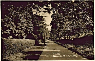 £8.95 • Buy Kenley Welcomes Road Postcard C1930 Real Photo Tree Lined Rural Croydon Surrey