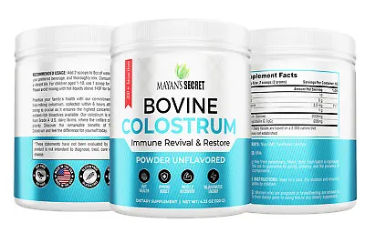 Bovine Colostrum Powder Grass-Fed Immune FintnessGut BrainEnergy Skin 6 Hour • $49.99