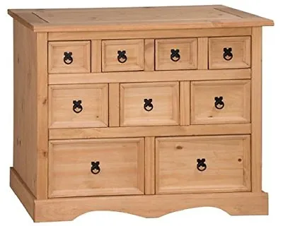Corona Merchant Chest Sideboard Drawers Solid Pine 4+3+2 By Mercers Furniture® • £118.90