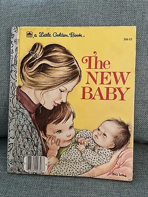 Vintage 1975 Copy “ The New Baby” A Little Golden Book • $3.99