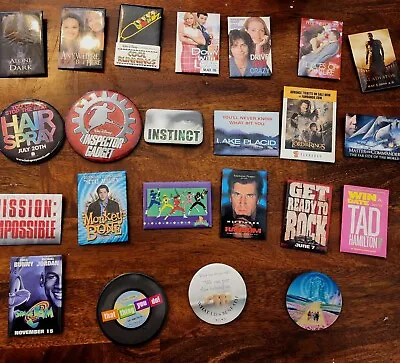 Movie Promo Pins - Various-Buy More And Save • $8.40