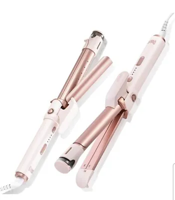 QUICO 2-in-1 Hair Straightener And Curler 1  Ceramic With Negative Ions/ Steam • $43
