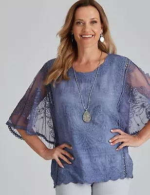 $23.54 • Buy Millers Extended Sleeve Pigment Dyed Top Womens Clothing  Tops Tunic