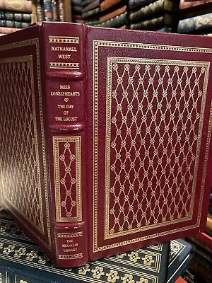 Franklin Library: MISS LONELYHEARTS And THE DAY OF THE LOCUST: NATHANIEL WEST • $34.95