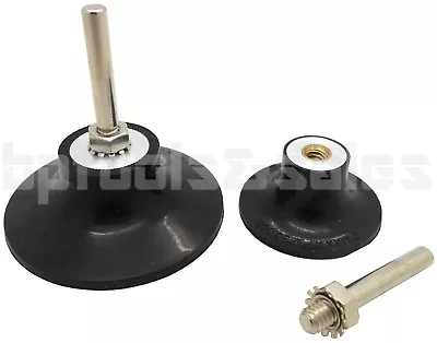 2  & 3  Sanding Disc Holder Roloc Roll & Lock Rotary Pad Holder 1/4  Shank • $8.99