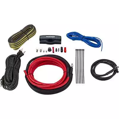 Kicker 47VK8 VK8 8AWG Complete Amplifier Wiring Kit W/2CH Interconnects • $36.89