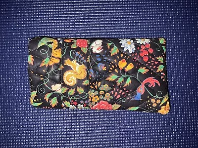 Vintage Vera Bradley  Eye Glass Case Soft Padded Cotton” Tavern On The Green” • $19.99