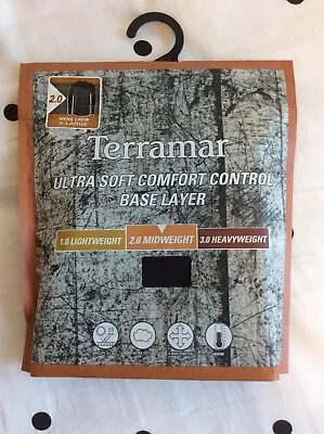 Terramar Ultra Soft Comfort Control Base Layer Crew2.0 Size XL New • $24.99