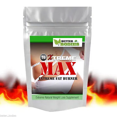 Xtreme MAX™ Strong Fat Burners Diet Weight Loss Strongest Slimming Pills • £7.85