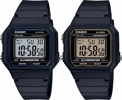 Casio Unisex Watch W-217H Alarm Stopwatch Illuminator WR50M 2YR Warranty • $46