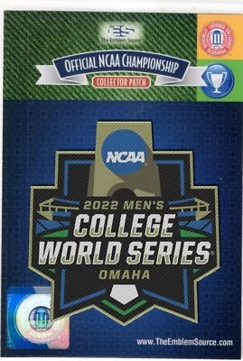 2022 Mens College World Series Patch Cws Championship Ole Miss Rebels Champions! • $12.89