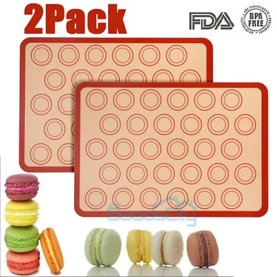 Silicone Baking Mat Nonstick Heat Resistant Liner Oven Sheet Macaron Cake Cookie • $12.99