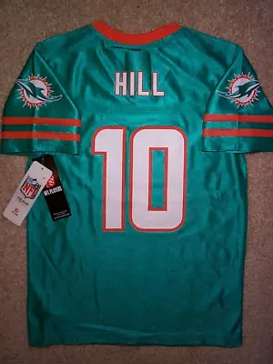 (2023-2024) Miami Dolphins TYREEK HILL Jersey YOUTH KIDS BOYS (extra Small 4-5) • $79.94