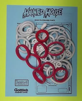 1981 Gottlieb Haunted House Pinball Machine Rubber Ring Kit • $35.95