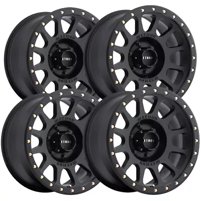 (Set Of 4) Method MR305 NV 18x9 6x5.5  -12mm Matte Black Wheels Rims 18  Inch • $1356