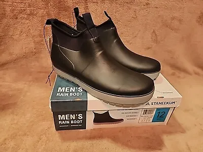 Staheekum Men's Rain Shoes Black Size 12 NEW • $42.95