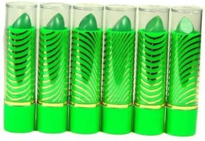 Aloe Vera Color Change Mood Lipstick Assorted Lipsticks 6 Pc Green • $7.97