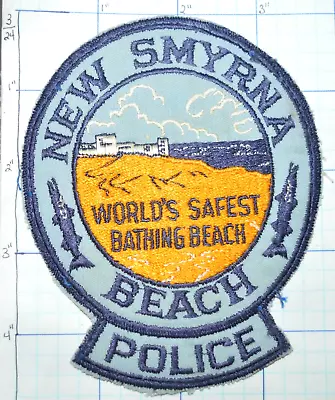 Florida New Smyrna Beach Police Dept Round Vintage Patch • $7