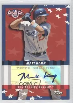 2007 Topps Opening Day Opening Day Auto Matt Kemp #ODA-MK Auto • $44.24