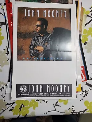 JOHN MOONEY         Vintage Promo Poster • $10.99