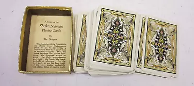 Vintage Pack Of Shakespeare Playing Cards Designed By Tilney Made By Waddington • £0.99