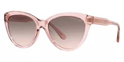 Michael Kors Women's Makena 55mm Transparent Pink Sunglasses MK2158-31013B-55 • $49.99