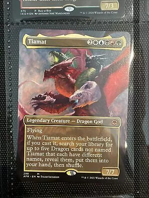 MTG ~ Tiamat (Extended Art) ~ Adventures In The Forgotten Realms ~ NM ~ Mythic • £40