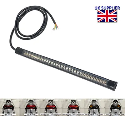 Motorbike LED Stop Light And Indicator Strip For Triumph Bonneville Thruxton • $37.29