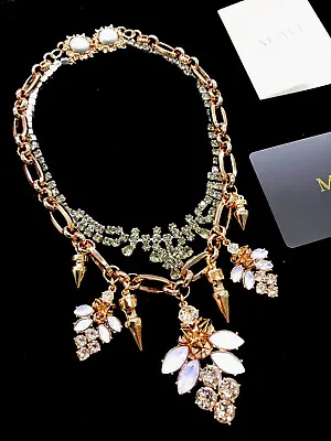 Rose Gold Necklace Statement Piece • $348.61