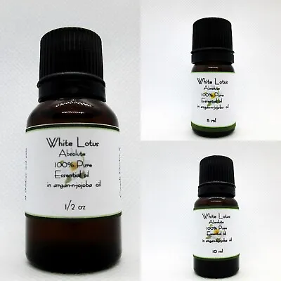 Lotus Essential Oil White Lotus Diluted 100% Pure Therapeutic Grade • $8.73